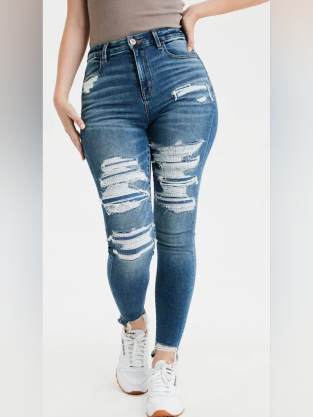 NWOT AE Ne(x)t Level Curvy High-Waisted Jegging Crop Size 4